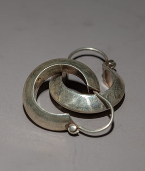 Small Silver Hoop Earrings