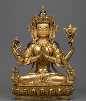 buddhist avalokiteshvara statue