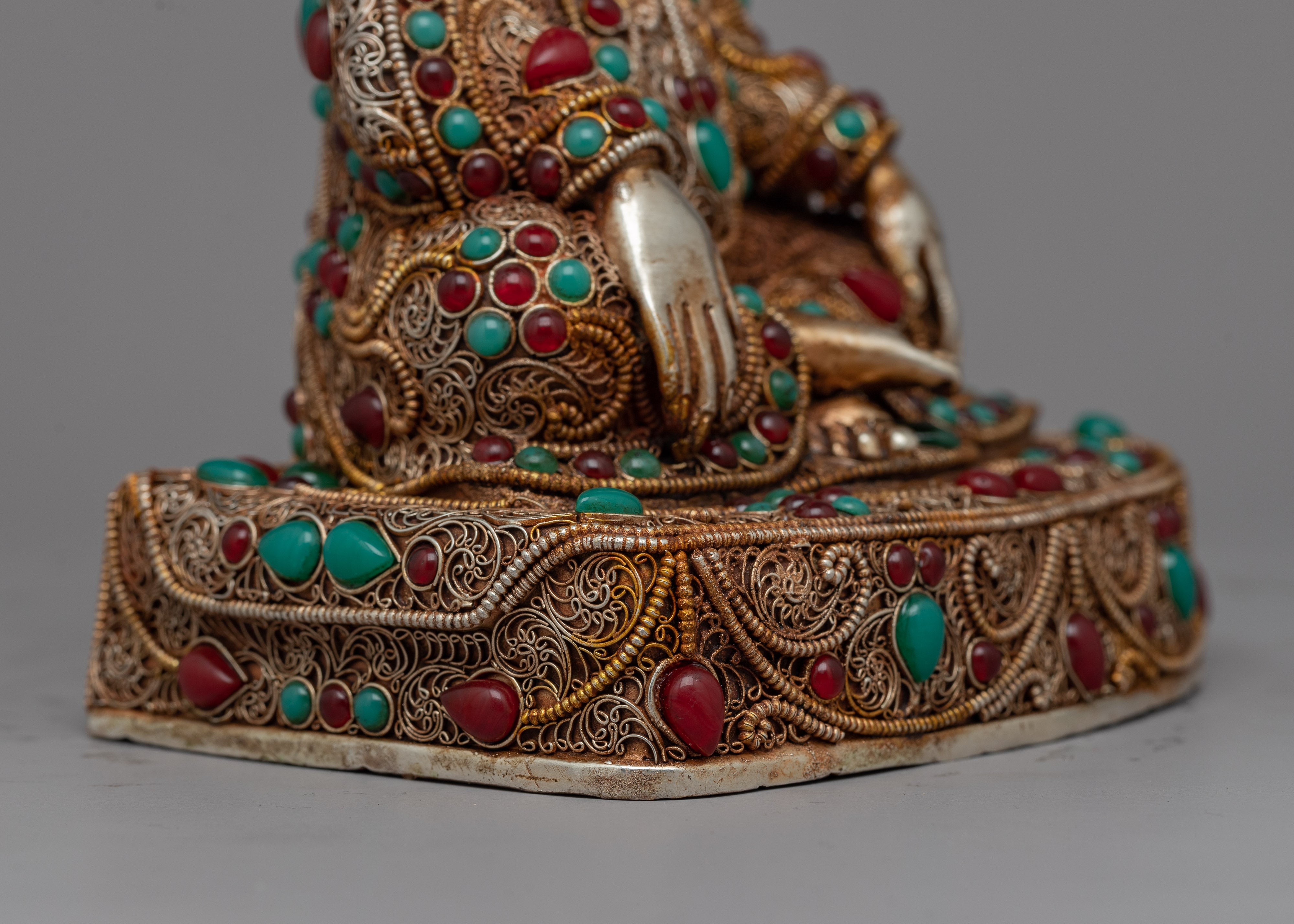 Tibetan Buddhist Master Statue Set | Milarepa, Marpha & Gampopa | Tibetan Art