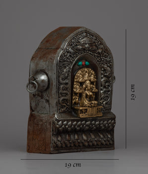 Brass Staue Ghau Box | Buddhist Ghau Handcrafted for You