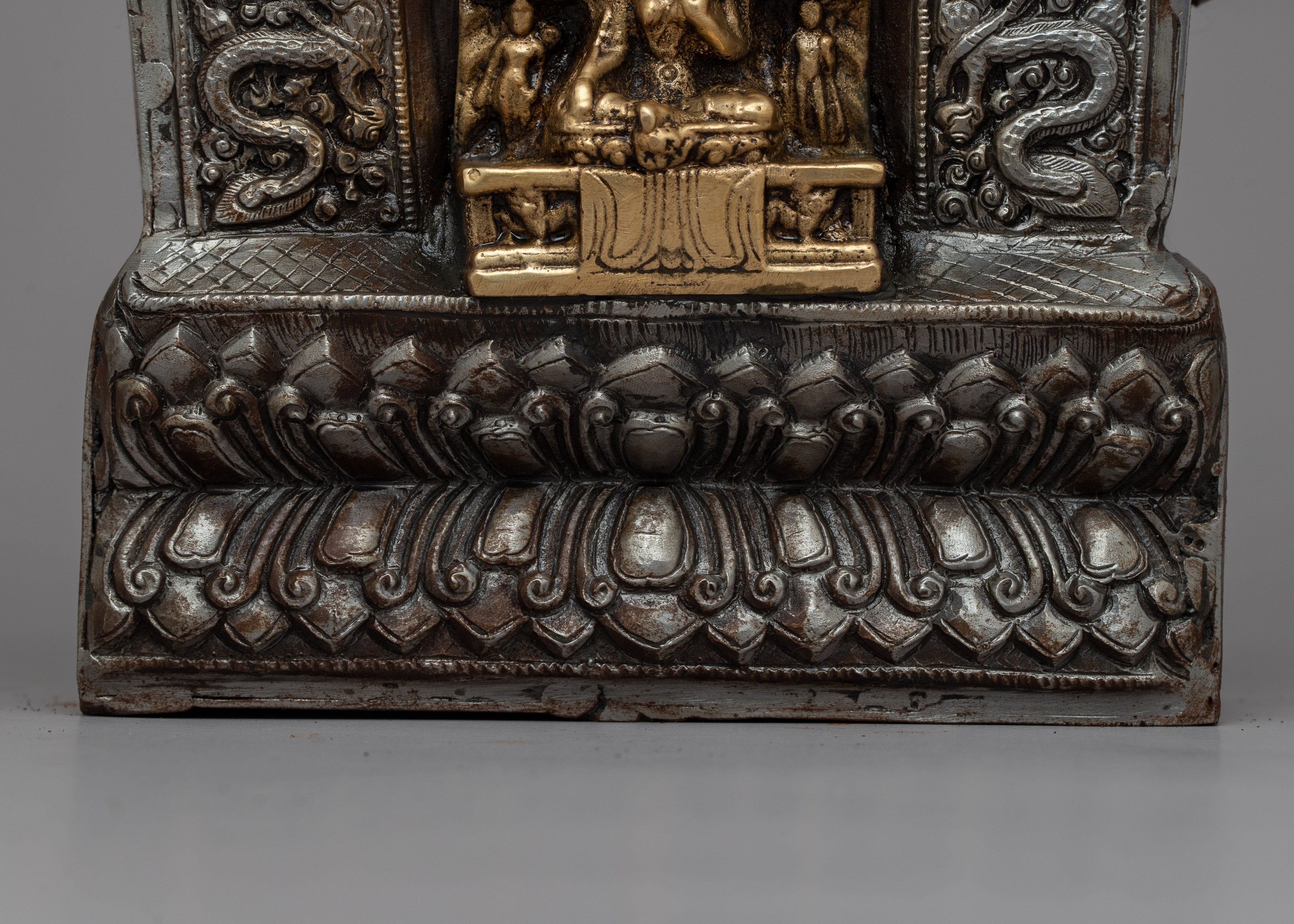 Brass Staue Ghau Box | Buddhist Ghau Handcrafted for You