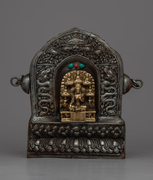 Brass Statue Ghau Box