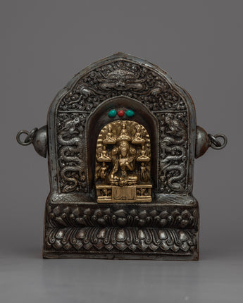 Brass Statue Ghau Box