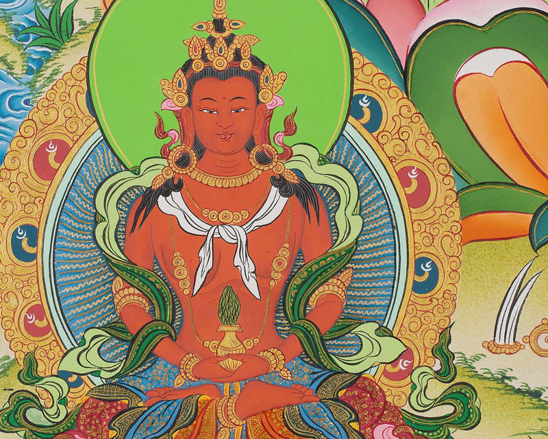 Handcrafted White Tara Thangka Painting | Power of Healing and Longevity