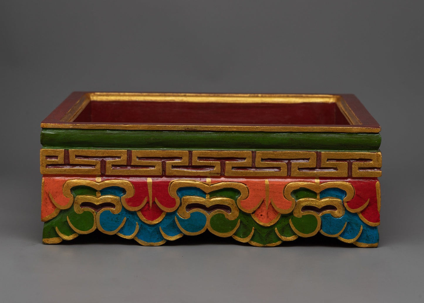 Tibetan Meditation Altar Table | Table for Meditation and Spiritual Practices