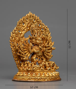 Machine Made Yamantaka Statue |  Machine Made Spiritual Figurine