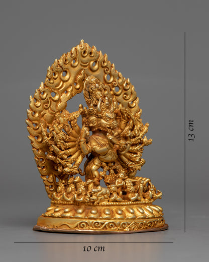 Machine Made Yamantaka Statue |  Machine Made Spiritual Figurine