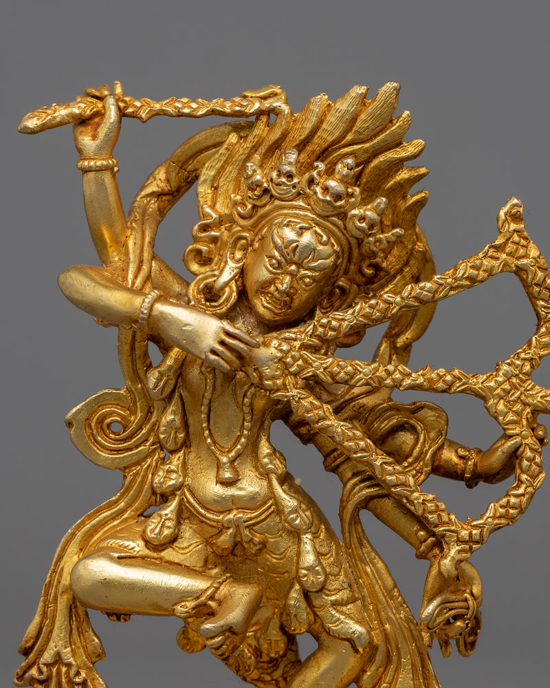 Machine Made Kurukulla Statue | Tibetan Buddhist Figure