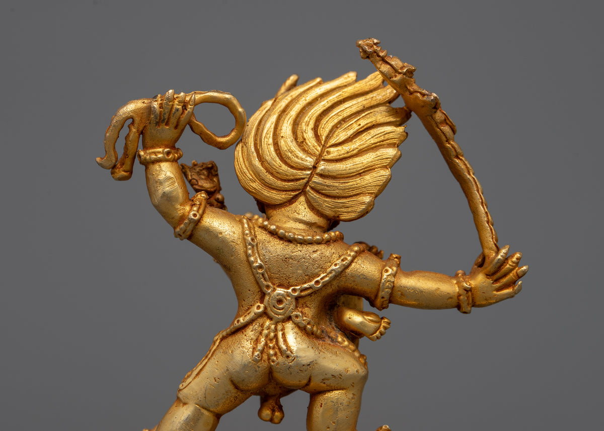 Yamantaka Copper Statue | Traditional Tibetan Yidam Artcraft