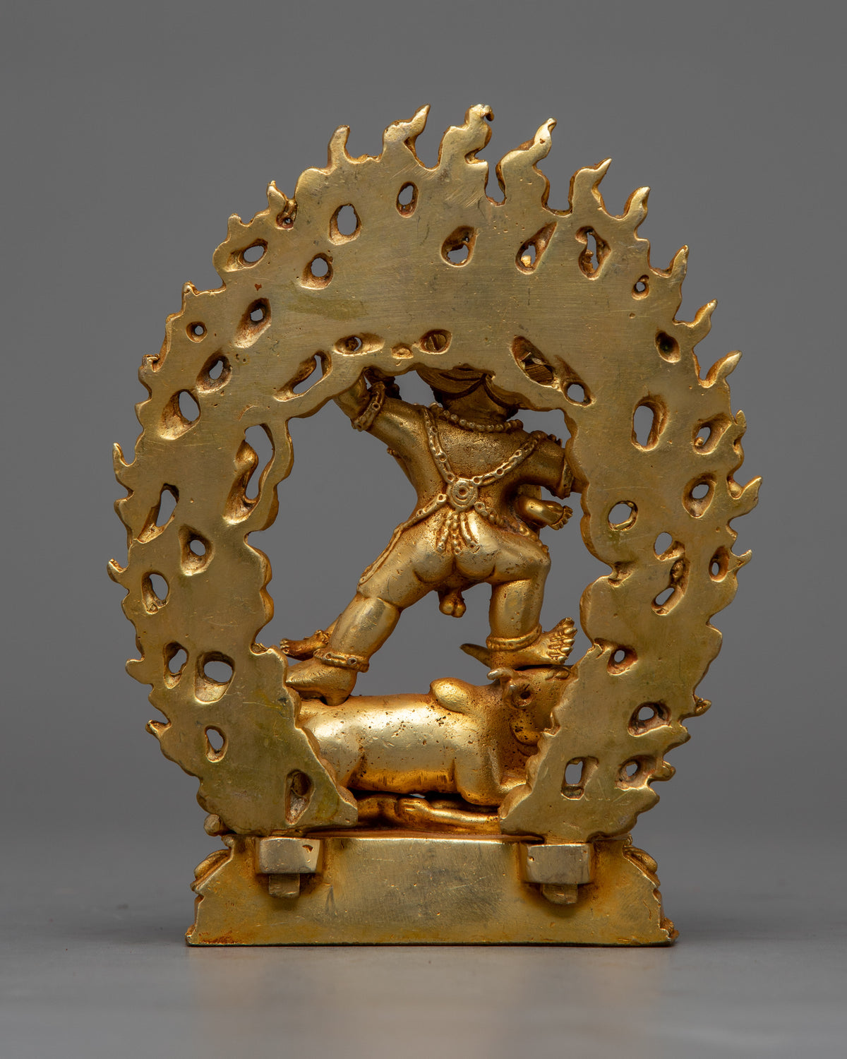 Yamantaka Copper Statue | Traditional Tibetan Yidam Artcraft