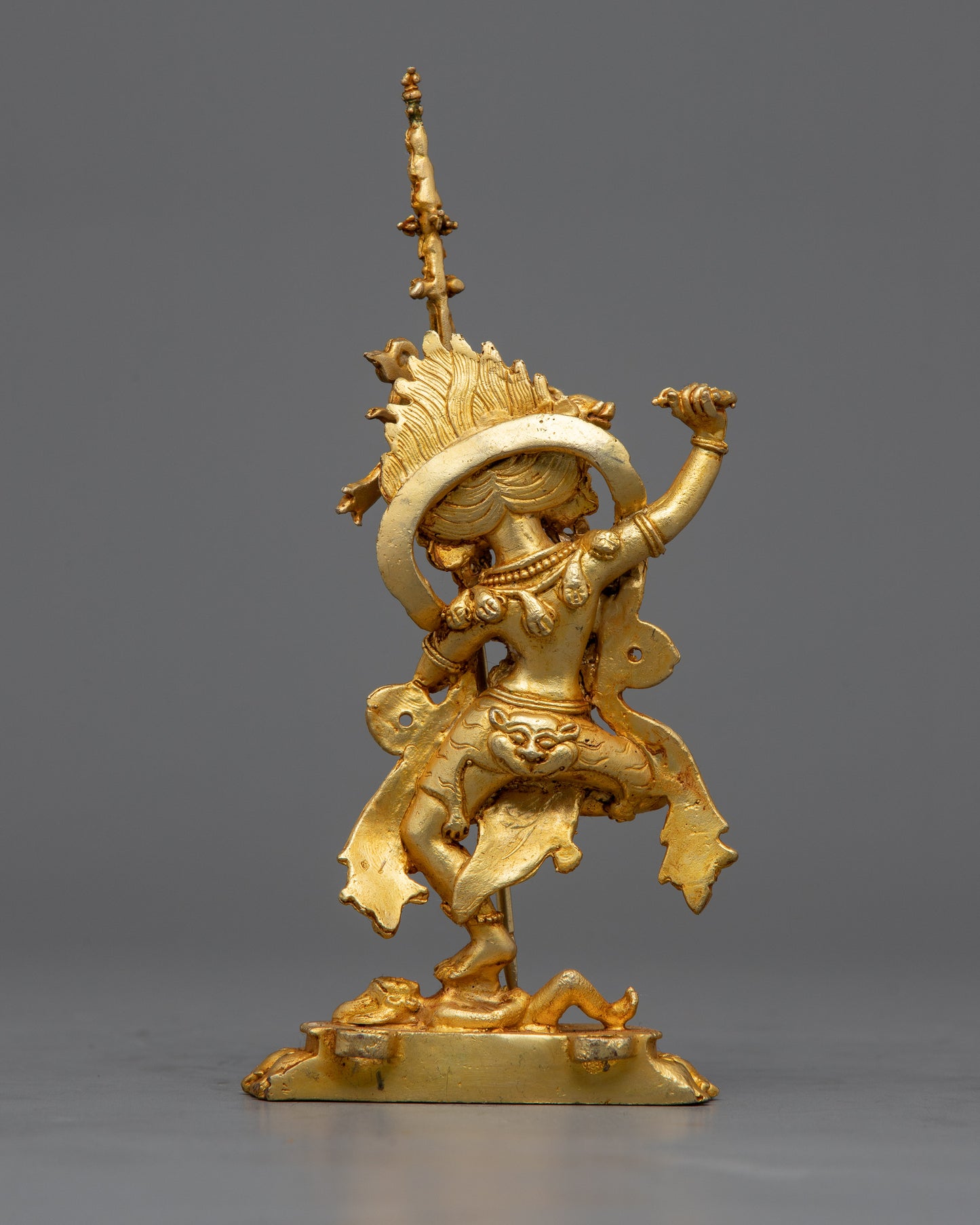 Machine Made Dorje Phagmo Statue | Gold Plated Tibetan Art