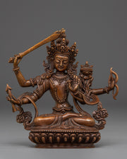  Wisdom Bodhisattva Maha Manjushri Statue