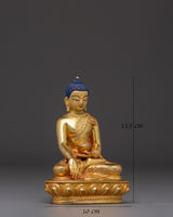 Shakyamuni Buddha Art in Copper