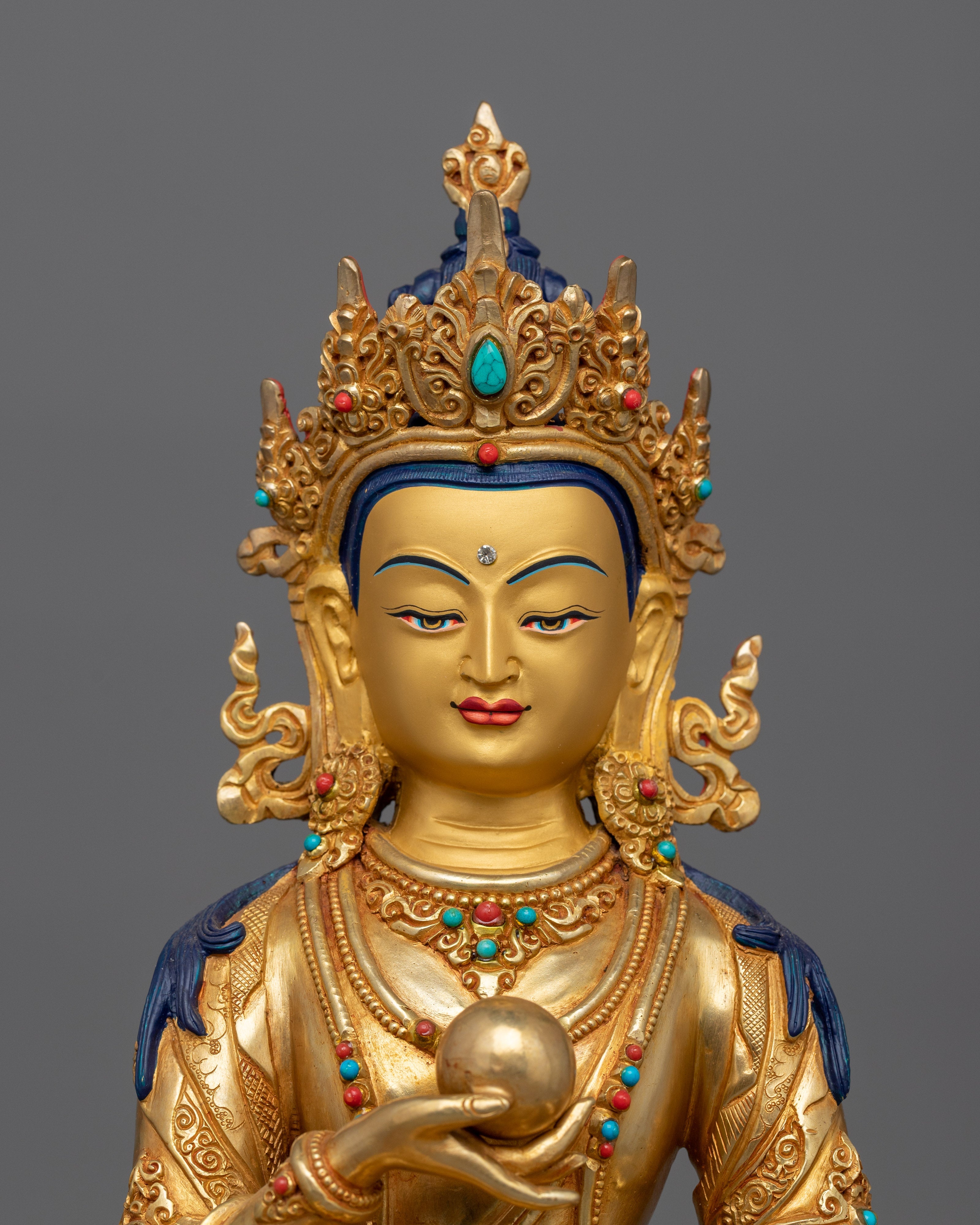 Statue of Kshitigarbha Holding Chintamani | Savior of Beings in Hell