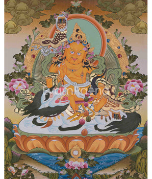 Namtose Thangka | Tibetan Buddhist Wealth Deity