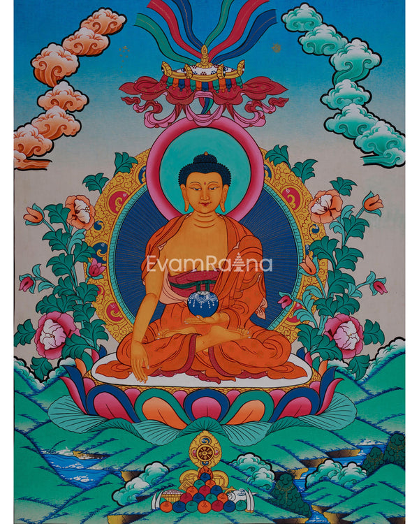 Original Shakyamuni Buddha Thangka | The Enlightened One