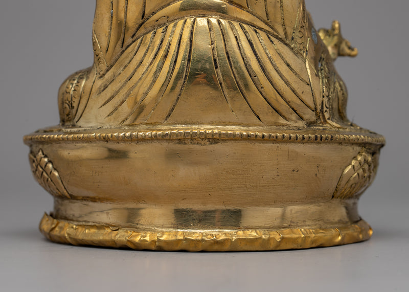 Brass Guru Rinpoche Statue |  The Embodiment of Enlightened Compassion