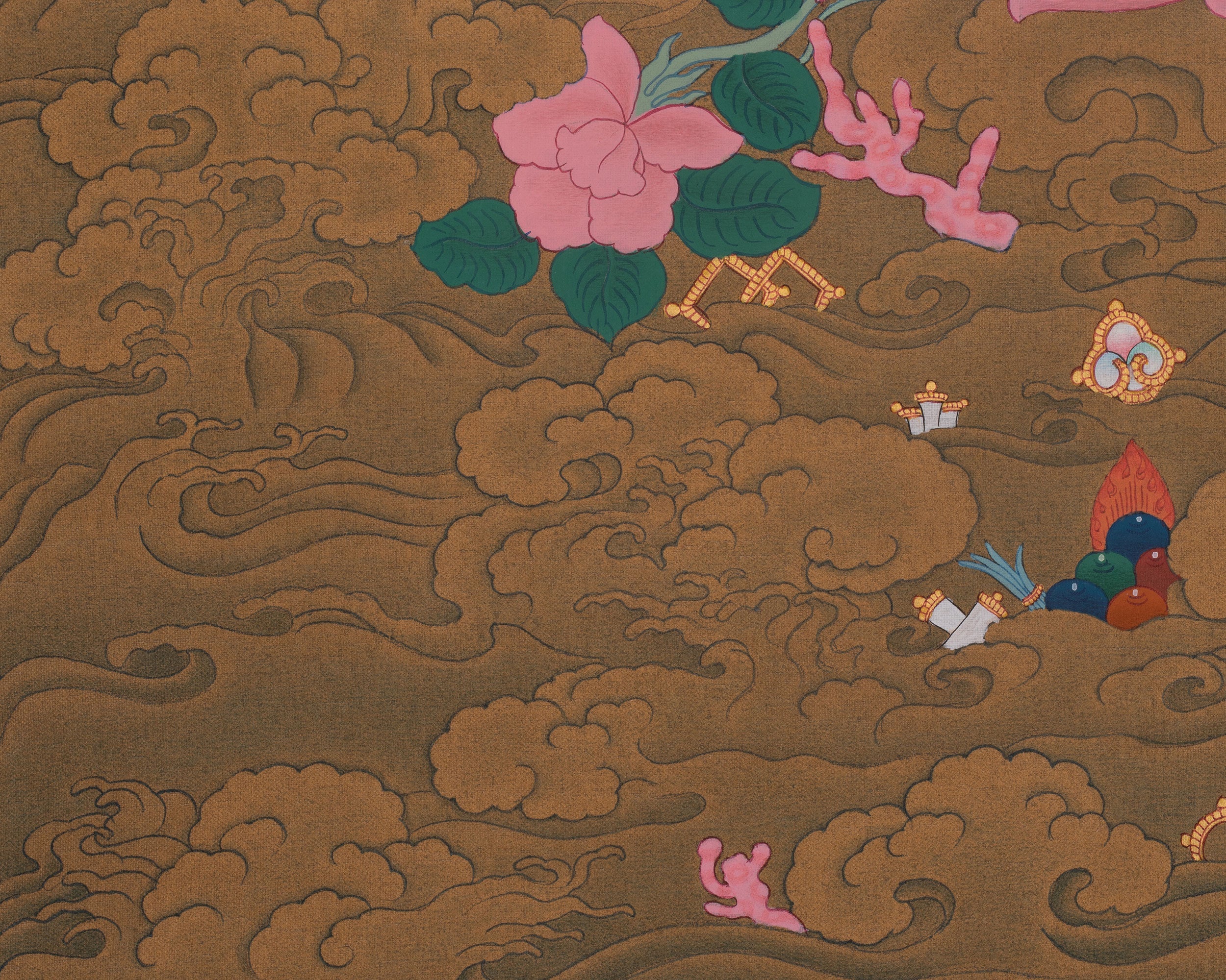 Chenrezig Compassion Buddha Art | Avalokiteshvara Thangka | Sacred Artwork