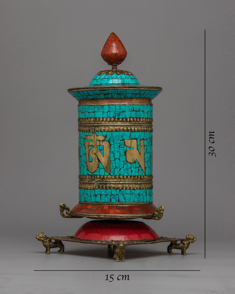 Handmade Prayer Wheel 