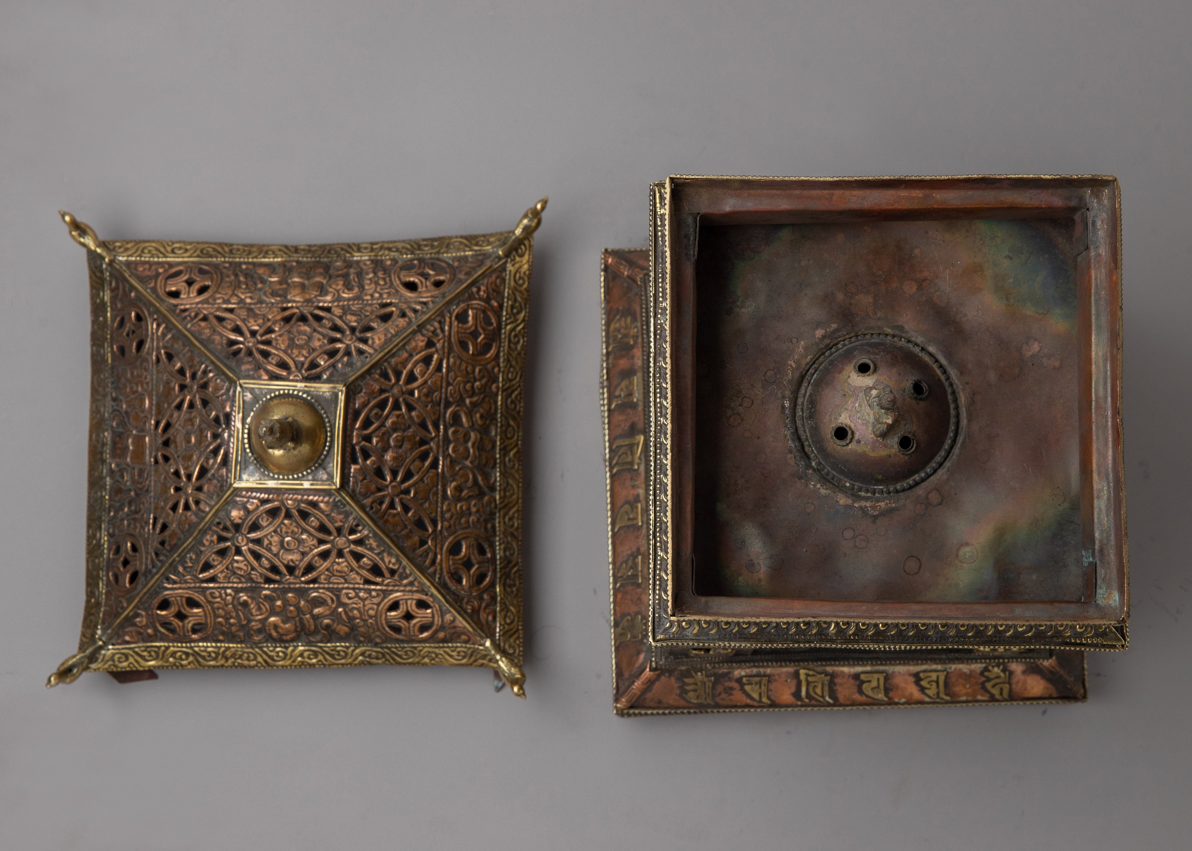 Table Top Prayer Wheel | Sacred Spin in a Compact Design