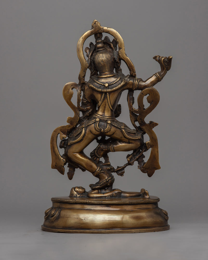 Brass Dorje Phagmo Statue | Meticulous Craftsmanship for Spiritual Statue