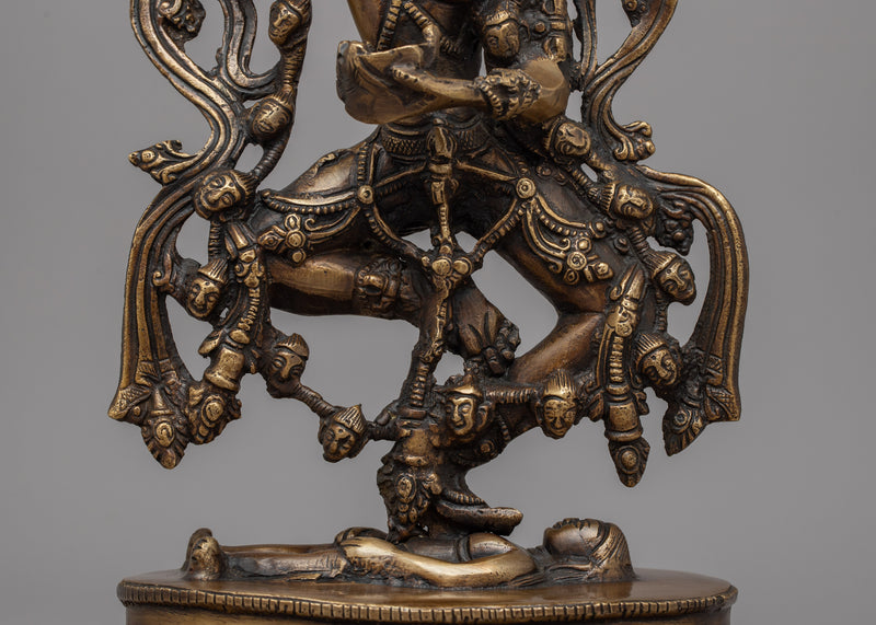 Brass Dorje Phagmo Statue | Meticulous Craftsmanship for Spiritual Statue