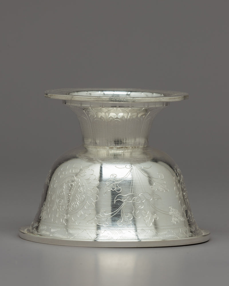 Silver Water Offering Bowls | Elegant Vessels for Sacred Rituals and Spiritual Offerings