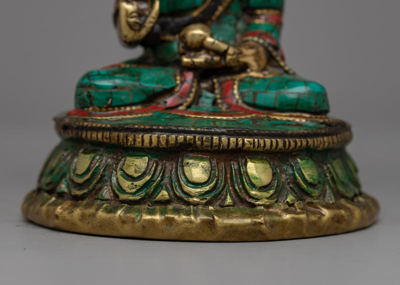 Buddha Amogasiddhi Statue | Himalayan Meditation Sculpture