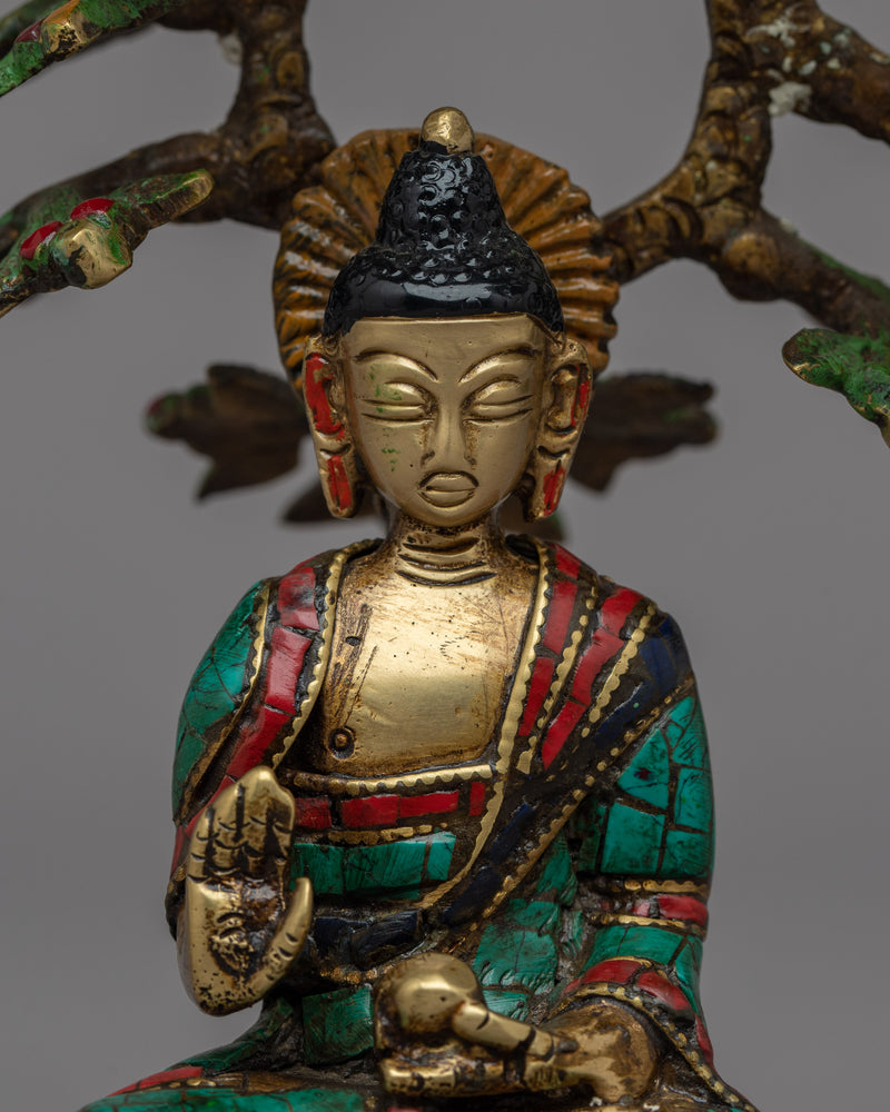 Buddha Amogasiddhi Statue | Himalayan Meditation Sculpture