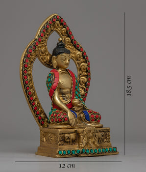 Shakyamuni Buddha with Throne