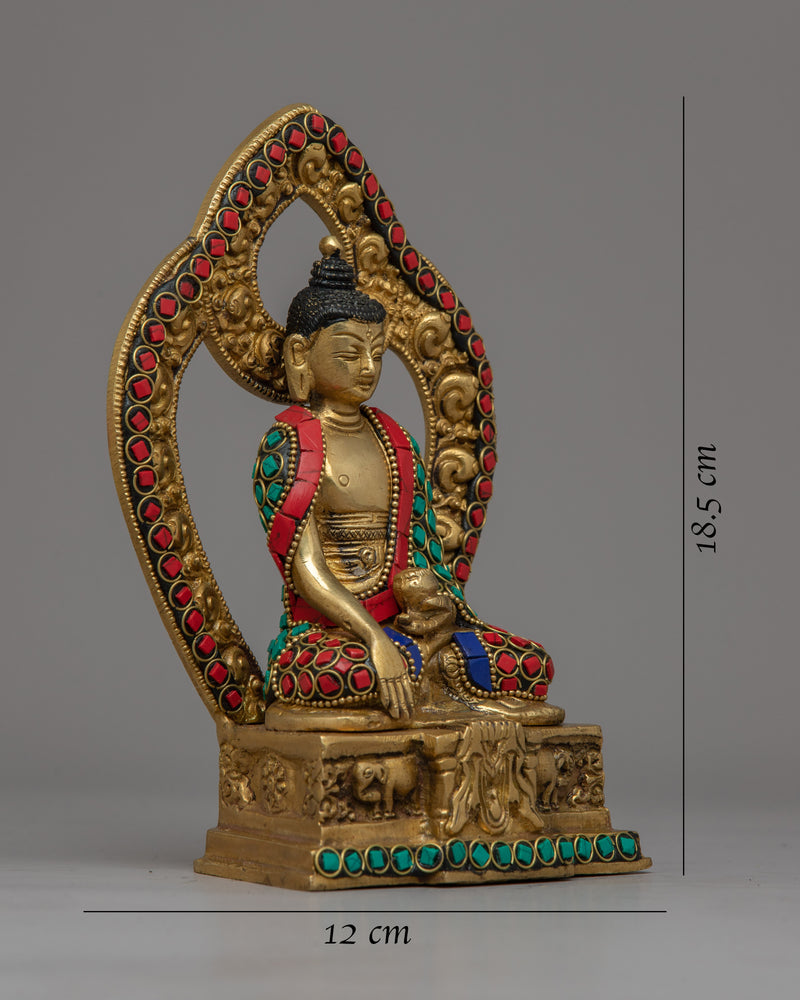 Shakyamuni Buddha with Throne
