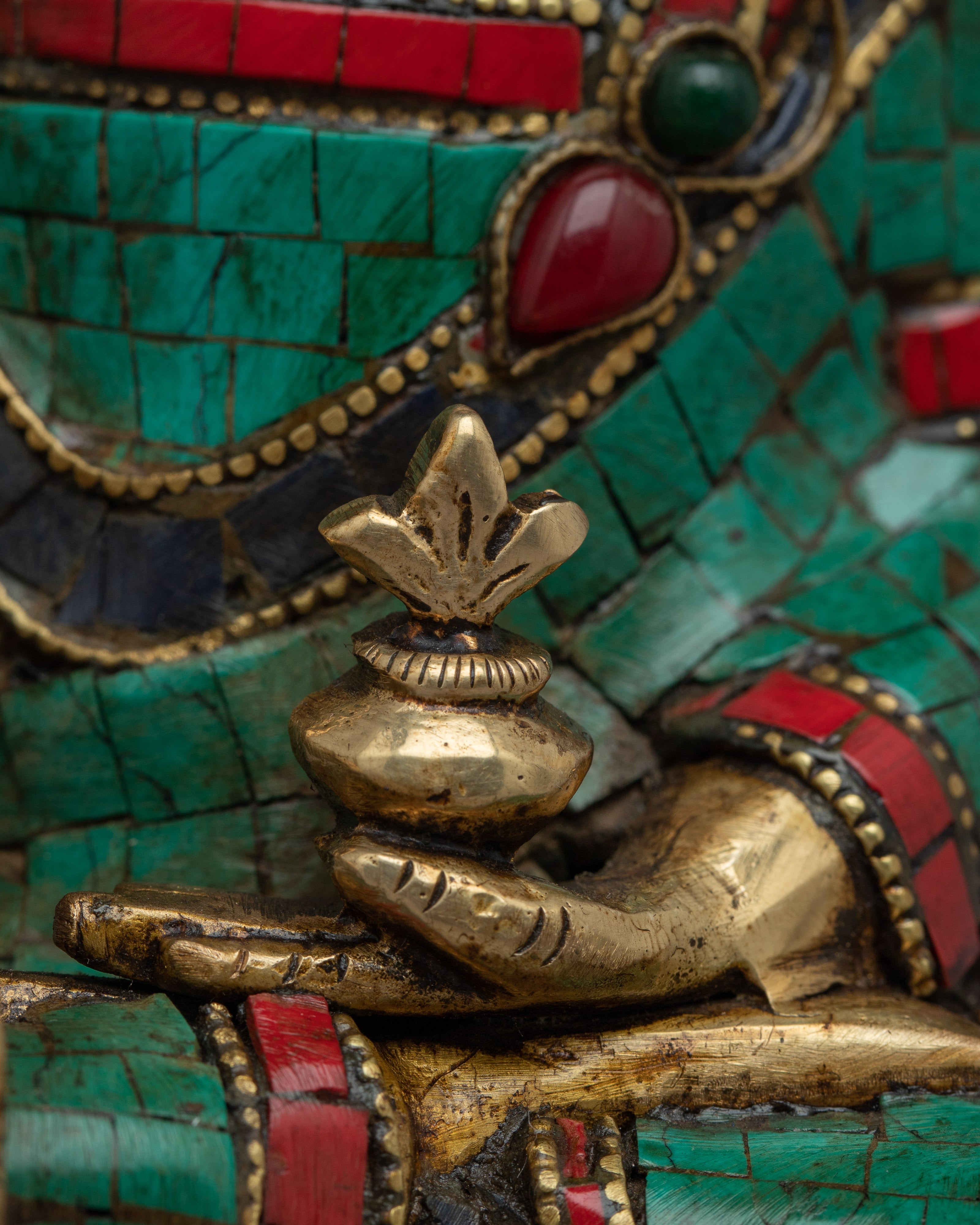 Brass Healing Buddha "Medicine Buddha" Statue | Discover Healing and Serenity Figurine