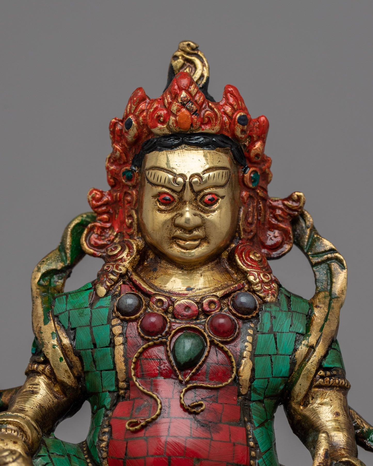 Brass Dzambhala Statue | Deity Of Wealth