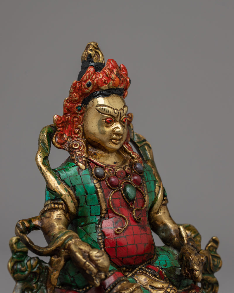Brass Dzambhala Statue | Deity Of Wealth