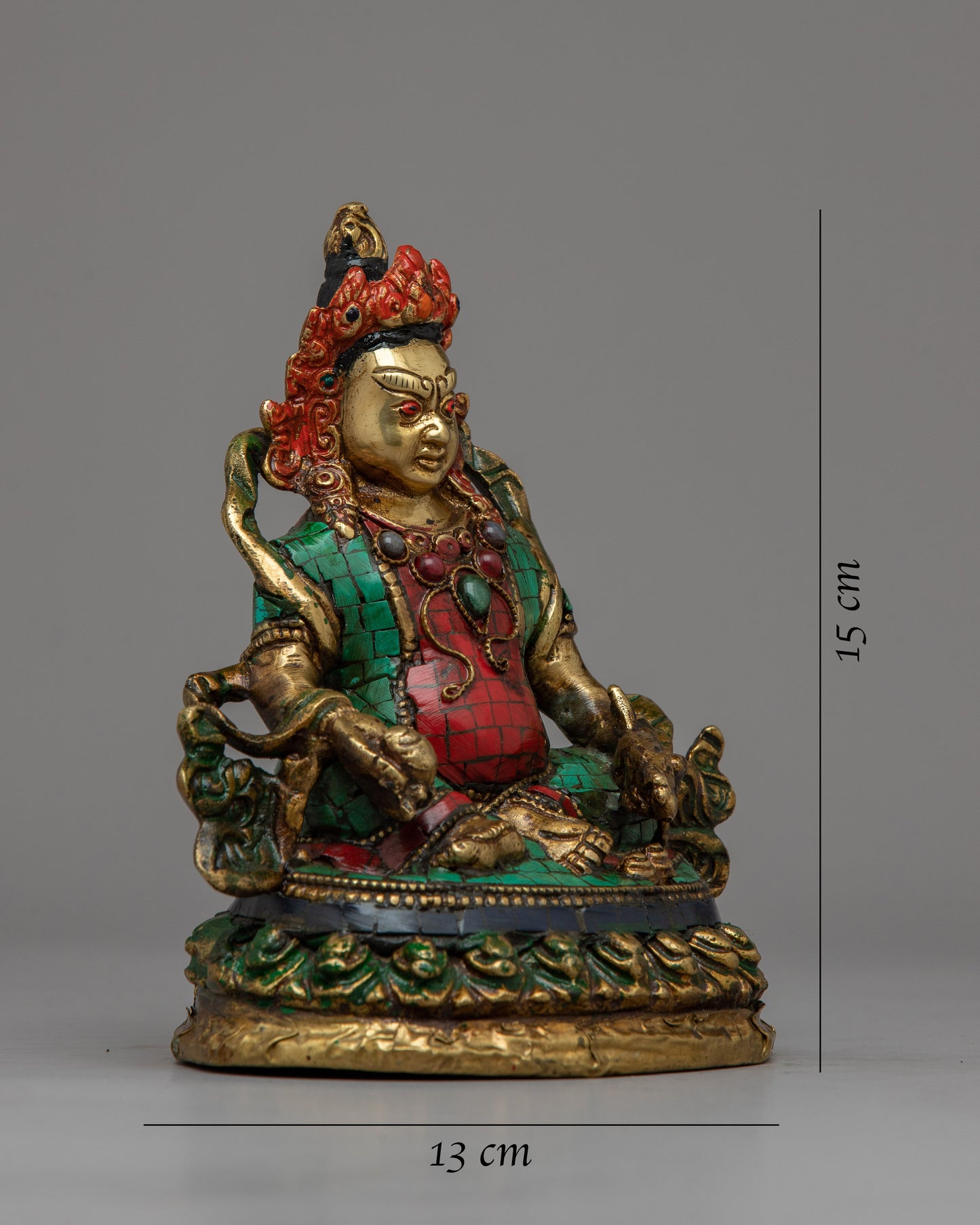 Brass Dzambhala Statue | Deity Of Wealth