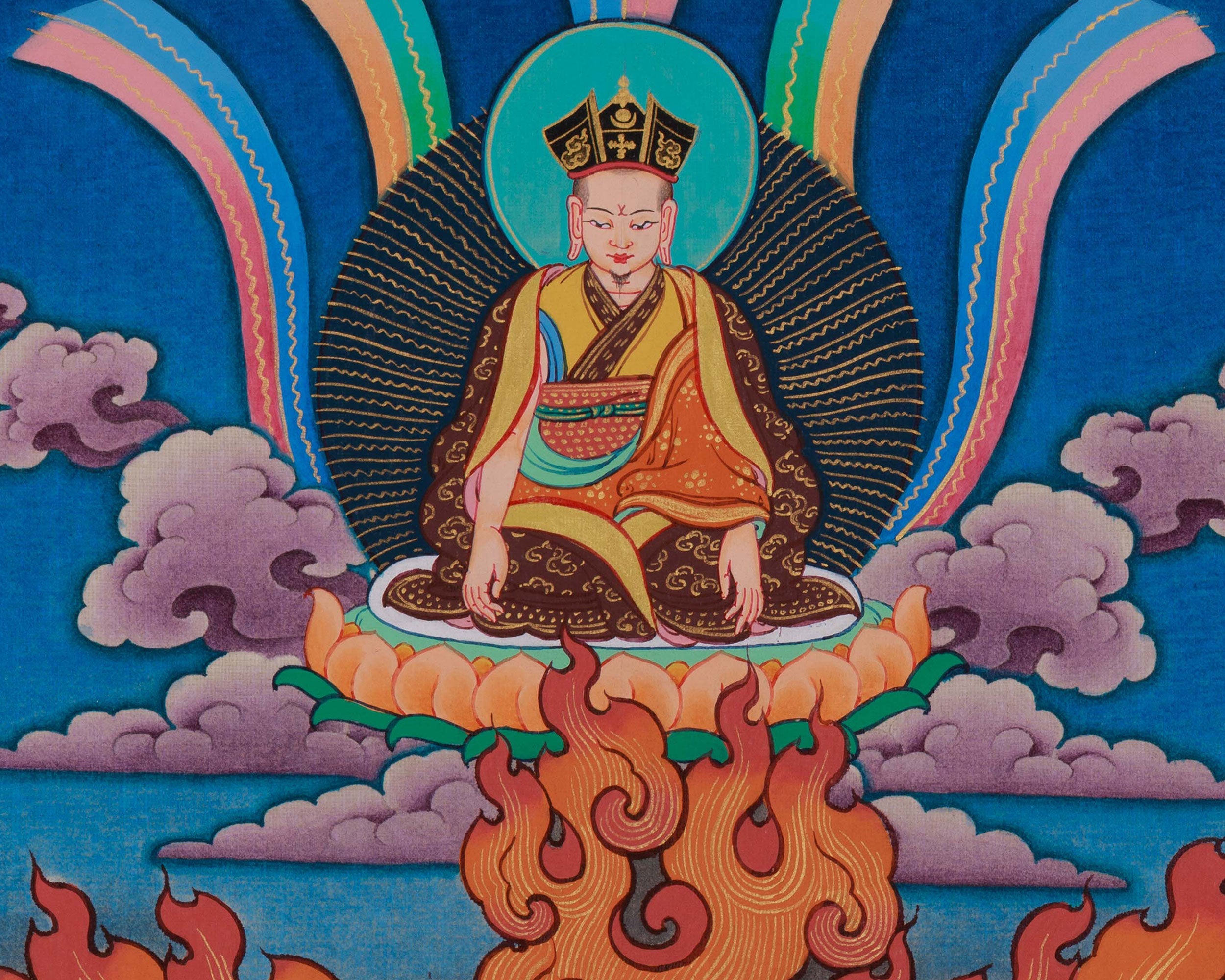 Mahakala Bernagchen Thangka | Tibetan Dharma Protector Art