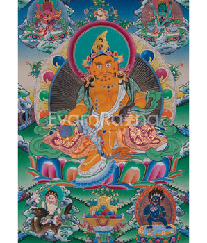 The Five Dzambhala Thangka