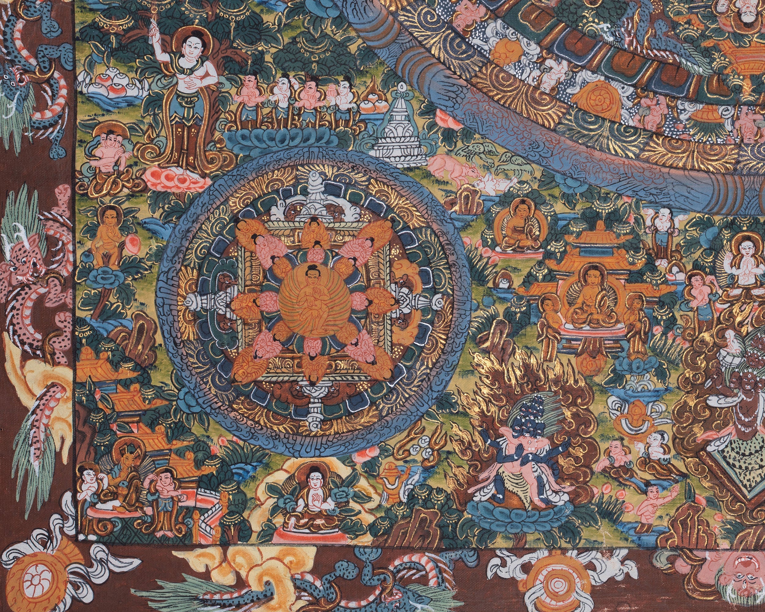 Traditional Buddha Mandala Artwork | For Deep Meditation and Focus