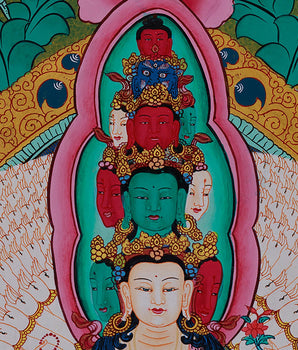 1000 Arms Avalokiteshvara Thangka | Manifestation of Infinite Compassion and Protection