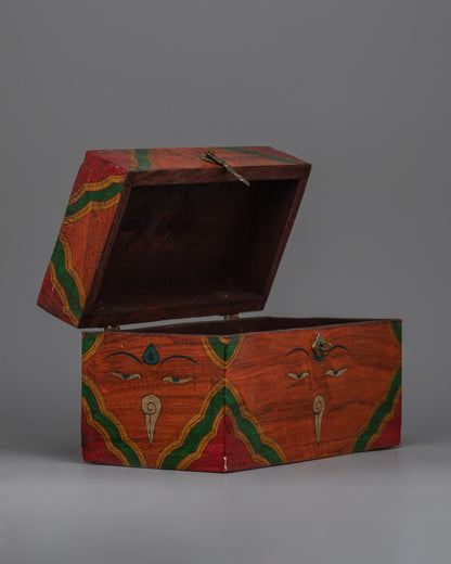 Jewelry Buddhist Box | Adorned with Buddhist Symbols