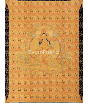 Genuine 24K Gold 108 White Tara: