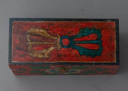 Buddhist Wooden Jewelery Box | Handmade for Sacred Adornments