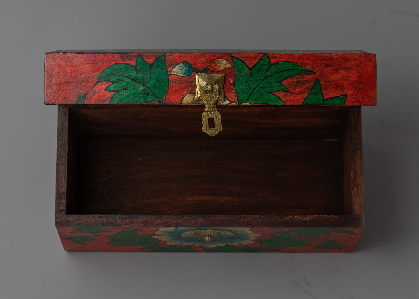 Buddhist Wooden Jewelery Box | Handmade for Sacred Adornments