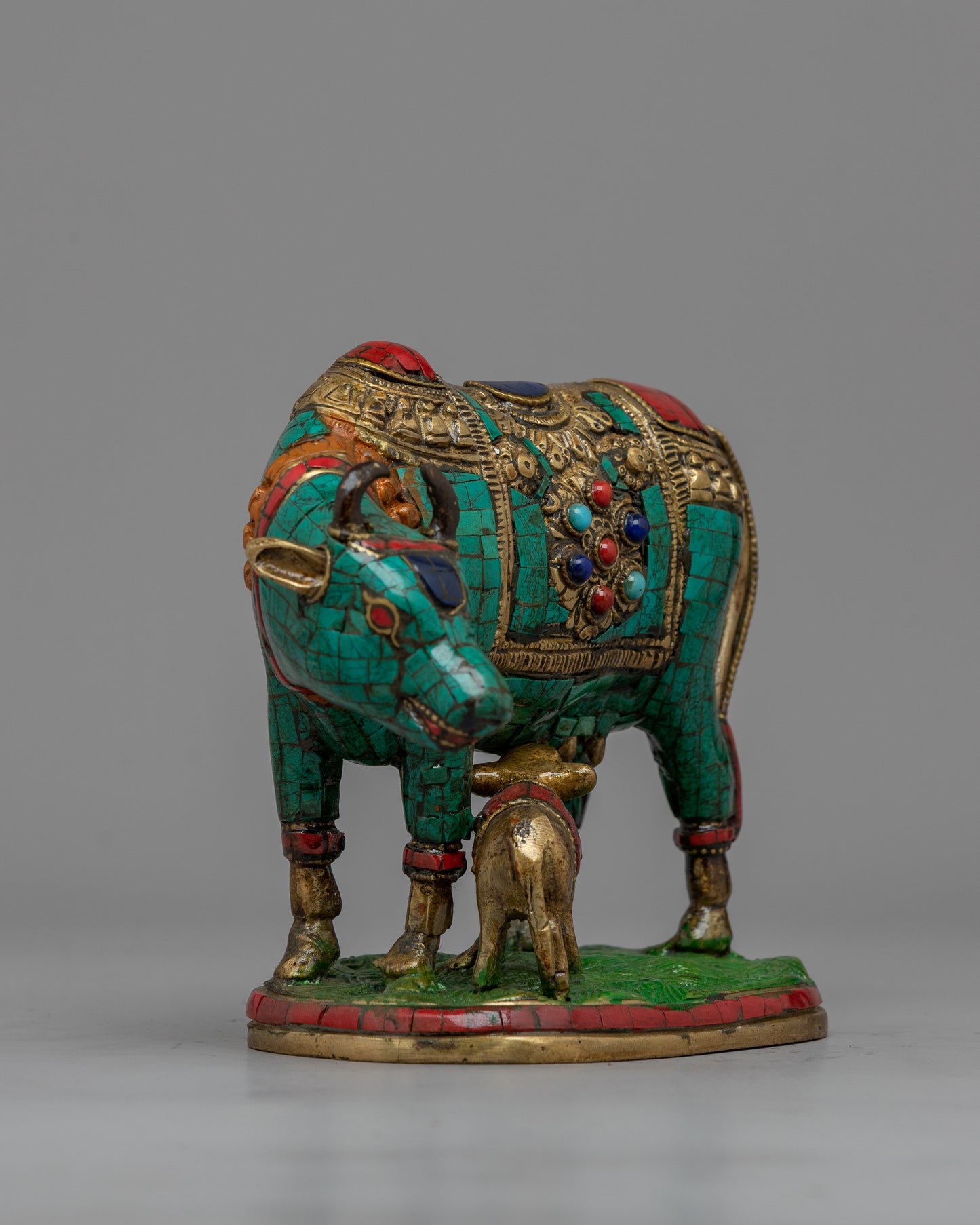 Kamadhenu Statue | Cow Figurine for Spiritual Decor