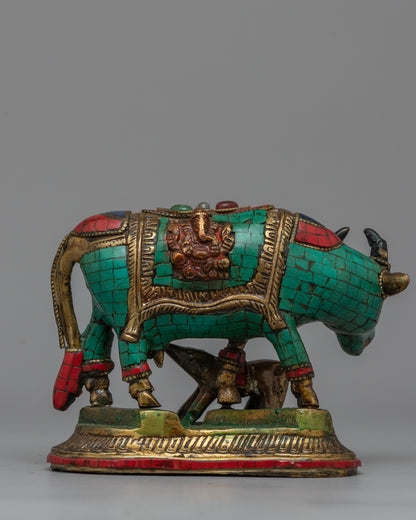 Kamadhenu Cow Statue | Hindu Divine Symbol