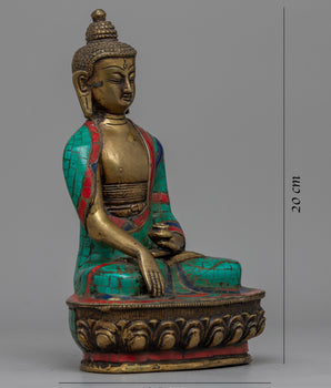 Brass Shakyamuni Buddha Statue | Artistic Expression of Peace