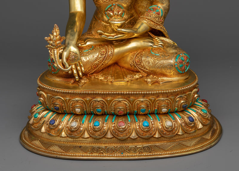 Medicine Buddha Sculpture | A Beacon of Healing and Radiance