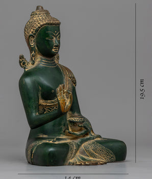 Handcrafted Amoghasiddhi Buddha Statue | Elevate Your Space with Buddha Statue