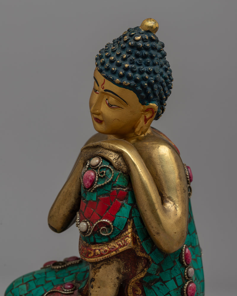 Resting Buddha Statue | Perfect for Zen Gardens & Altars