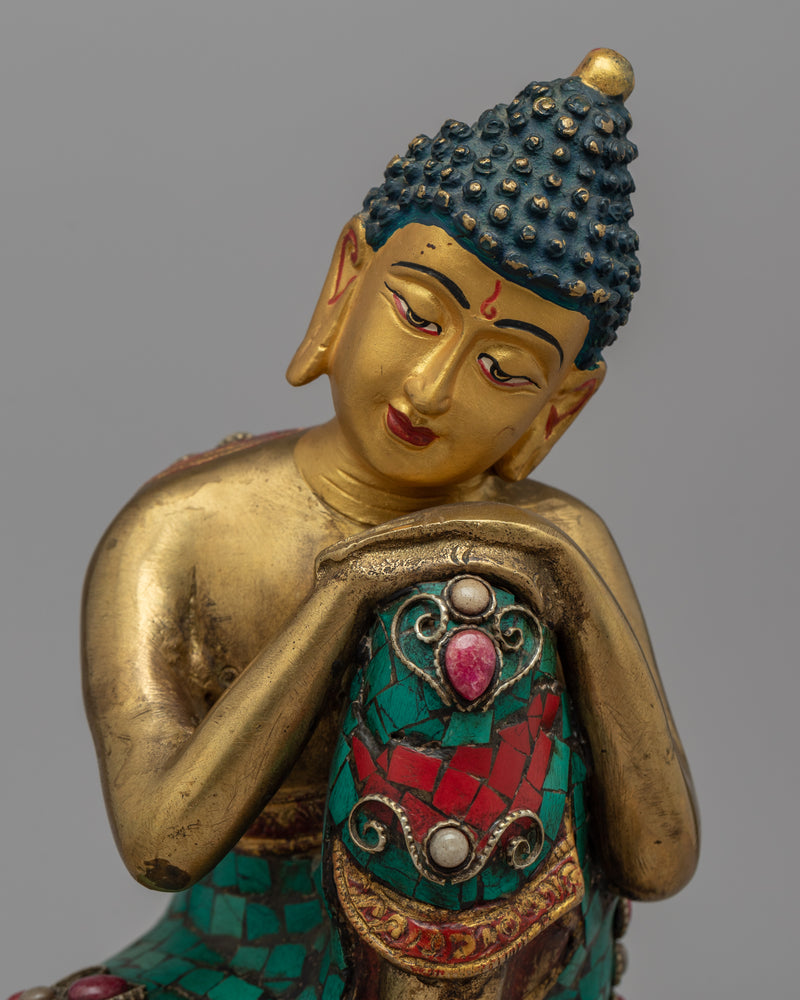 Resting Buddha Statue | Perfect for Zen Gardens & Altars